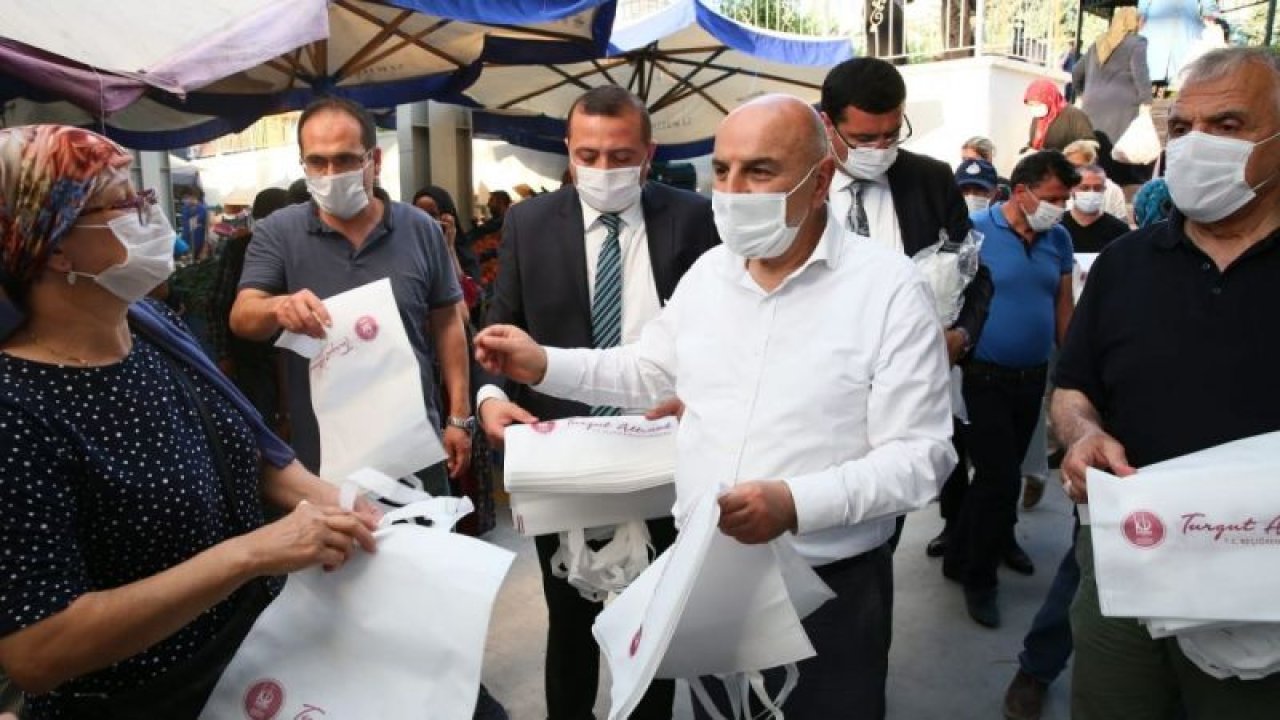 Başkan Altınok’tan plastik kullanımına karşı bez torba dağıtımı - Ankara