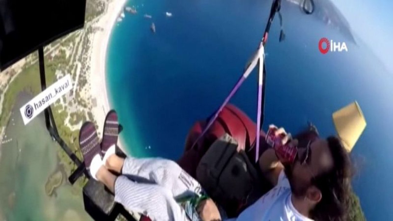 Gökyüzünde televizyon izleyen paraşüt pilotu Avustralya basınında - Video Haber
