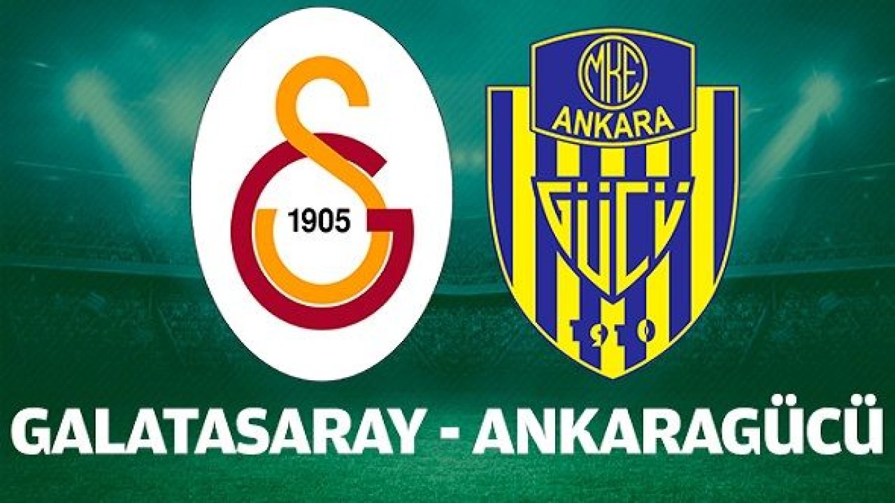 Galatasaray ile MKE Ankaragücü 98.randevuda! Takımların Son Maç İstatistikleri