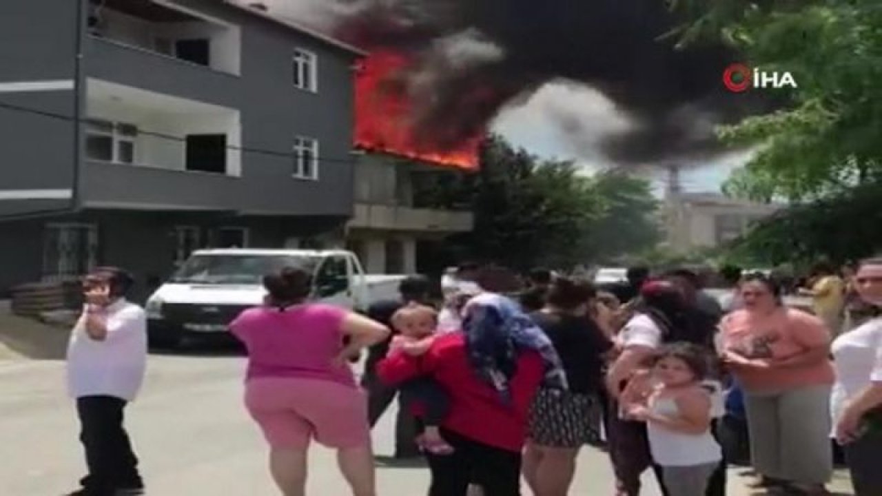 Eyüpsultan’da korkutan yangın! Vatandaşlar sokağa döküldü - Video Haber