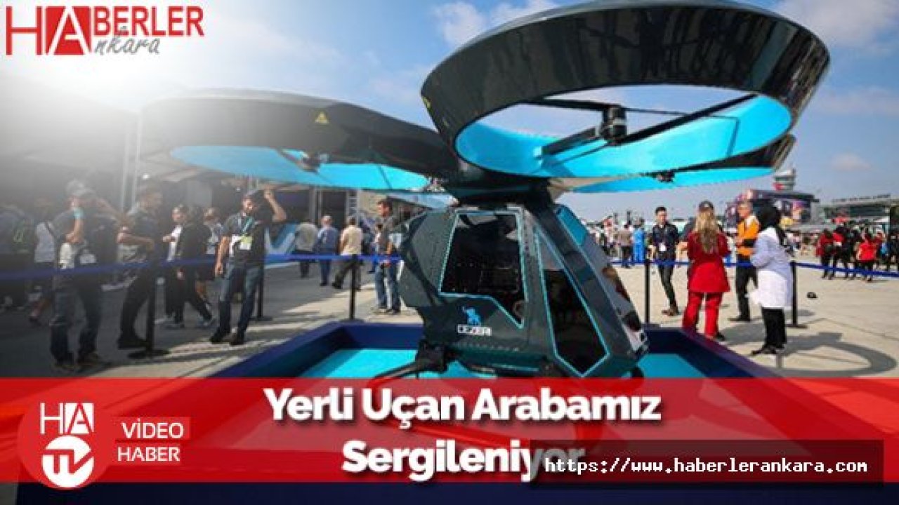 Yerli Uçan Araba TEKNOFEST'te Sergilenmeye Başladı!