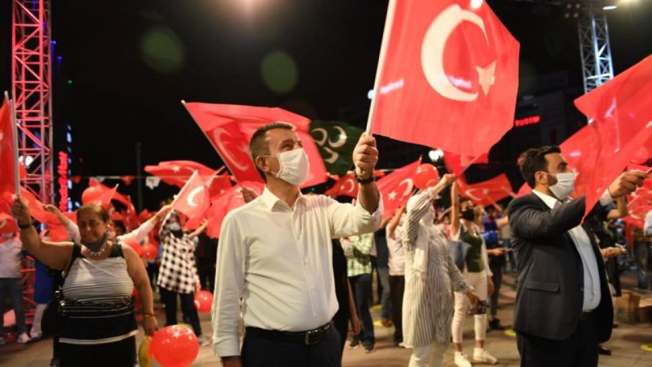 Altındağ demokrasi nöbeti için dün gece meydanlardaydı - Ankara