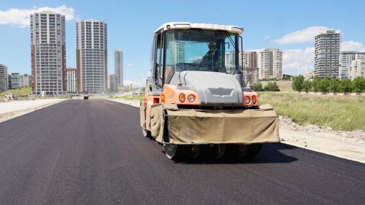 Başkent’te asfalt ağı genişliyor... Belediye çalışmalarına hız verdi