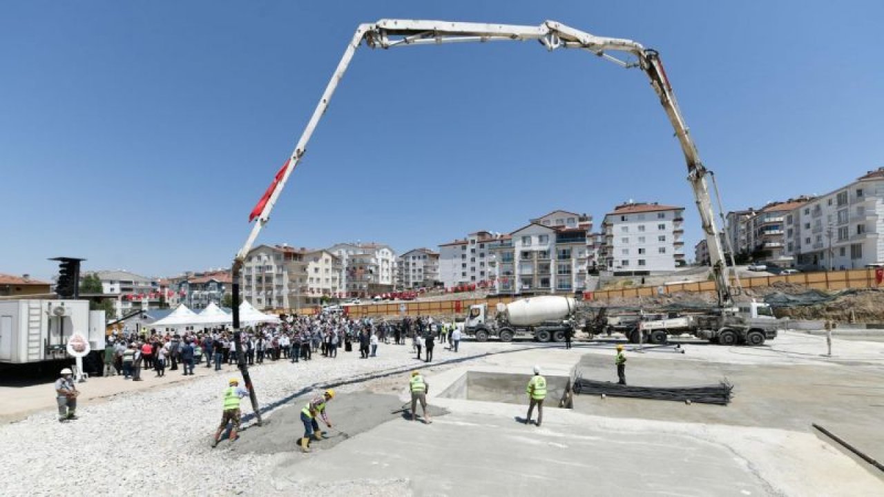 Ekin Spor Kompleksi’nin temeli atıldı...Mamak ikinci yüzme havuzuna kavuşuyor - Ankara