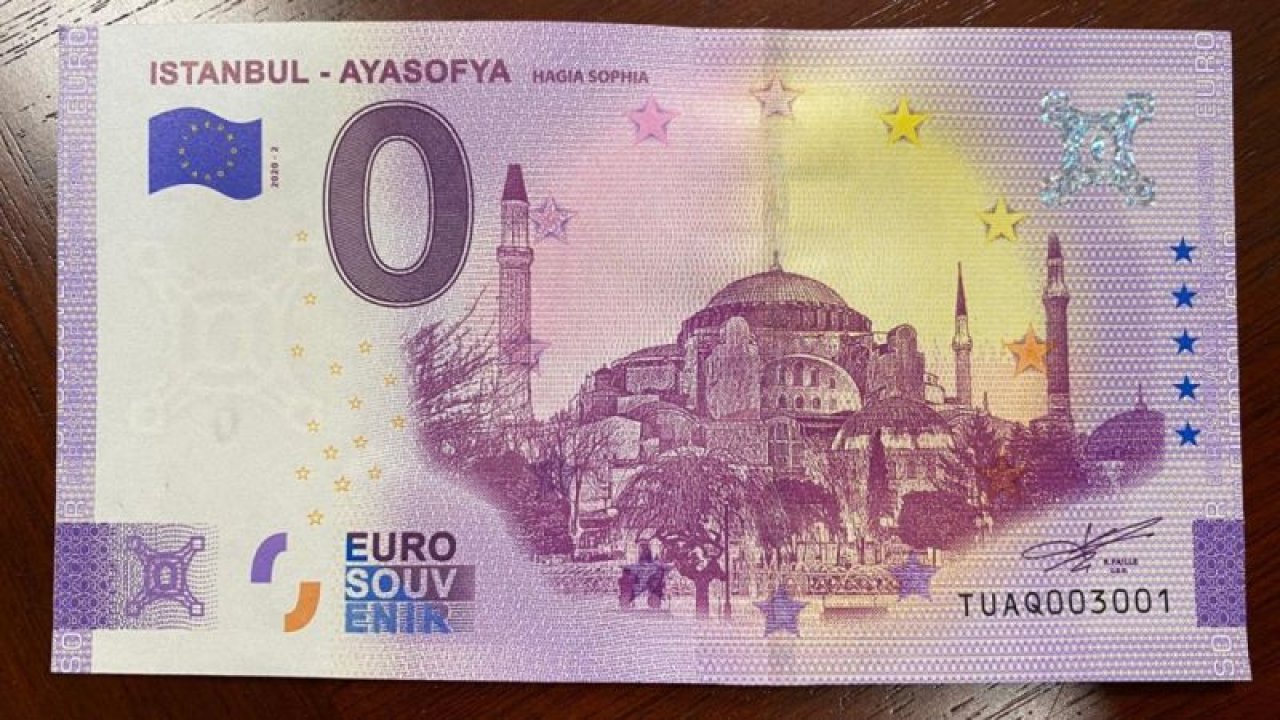 Ayasofya, hatıra amaçlı Euro’da