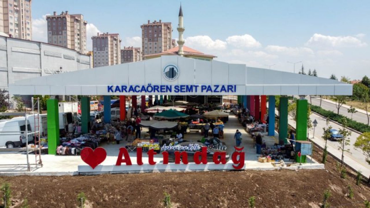Altındağ'a yeni nesil semt pazarı - Ankara