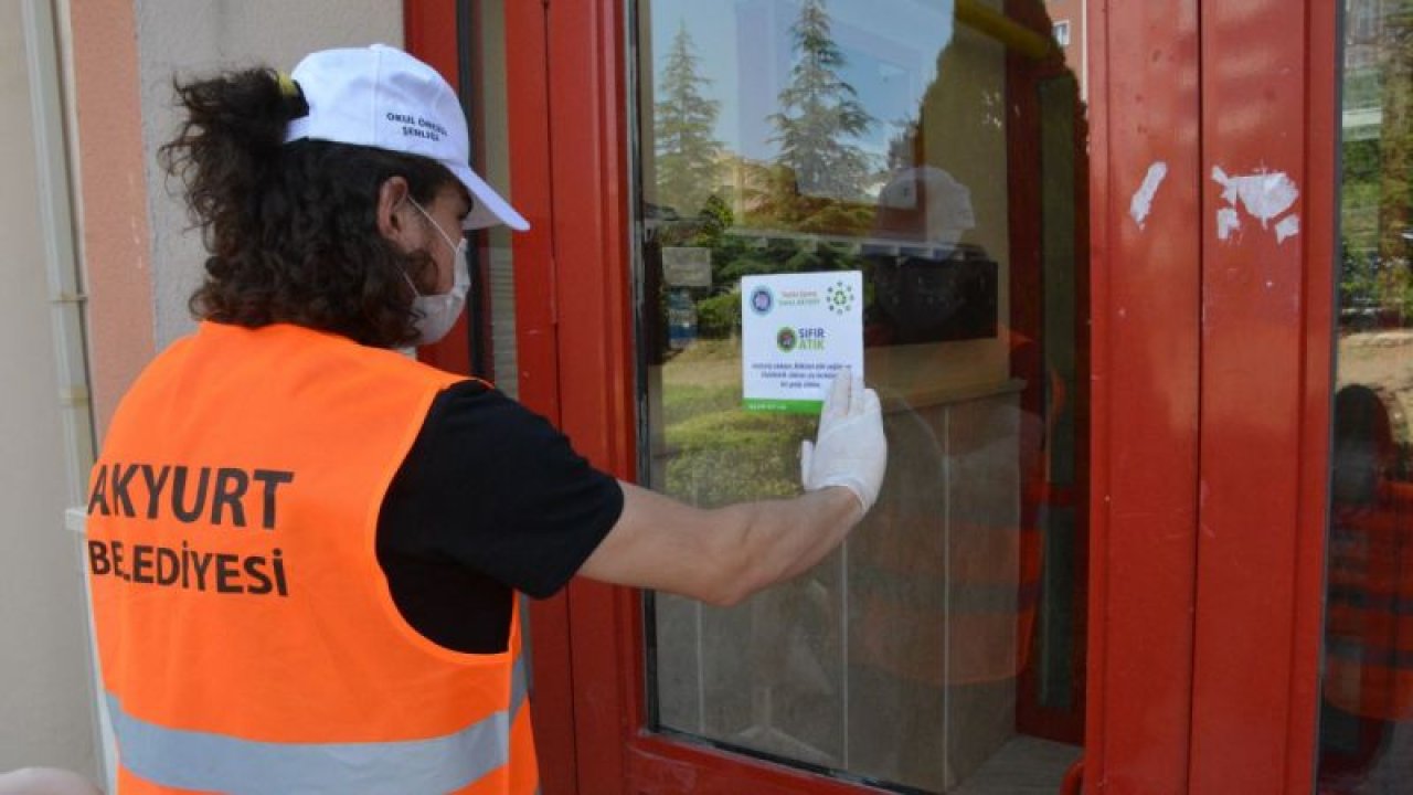 Akyurt Belediyesi, “Sıfır Atık” projesini hayata geçiriyor