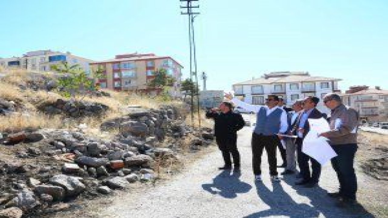 Atapark Mahallesi'nde yeni park projesine başlandı