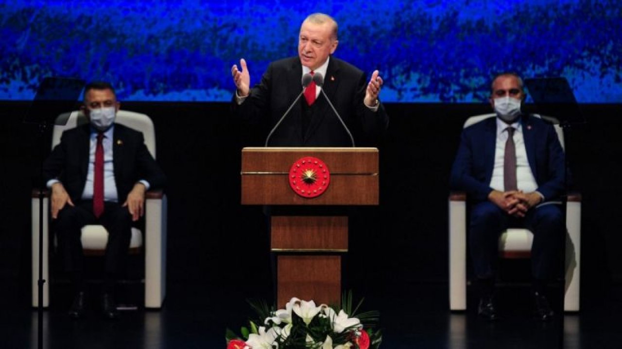 Cumhurbaşkanı Erdoğan: ’’Türkiye, bugün 60 milyar dolar bütçeli 700 projeye ulaşmıştır”