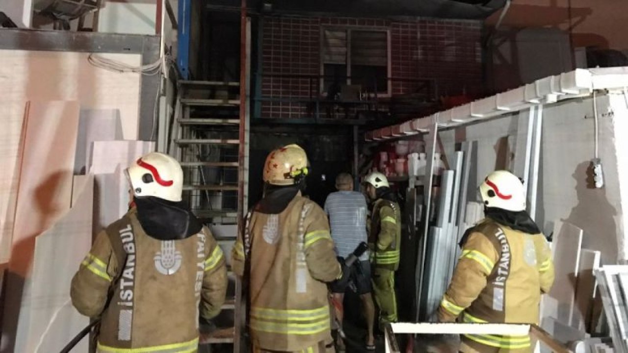 İşçilerin kaldığı konteynerde korkutan yangın - Video Haber