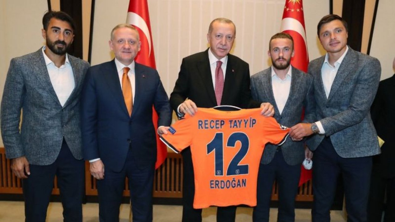 Cumhurbaşkanı Erdoğan, şampiyon Başakşehir’i kabul etti