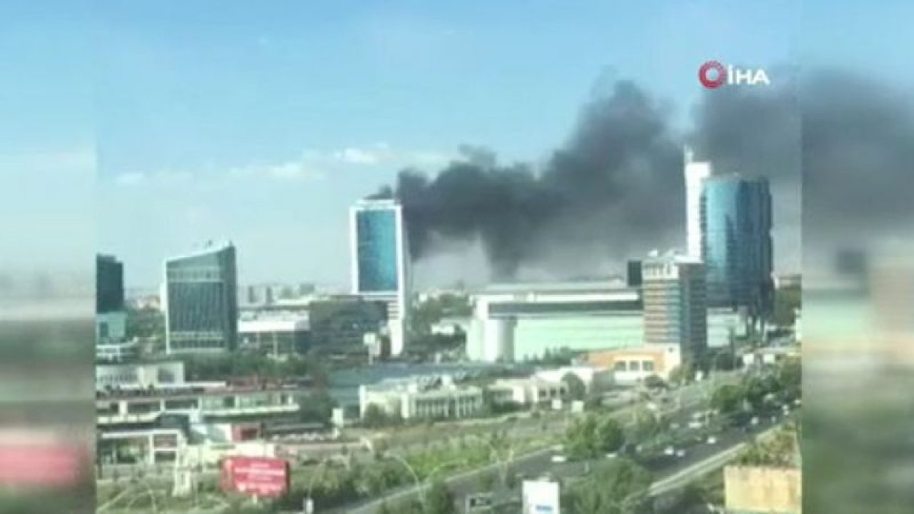 Ankara’da korkutan yangında tahliye işlemleri devam ediyor