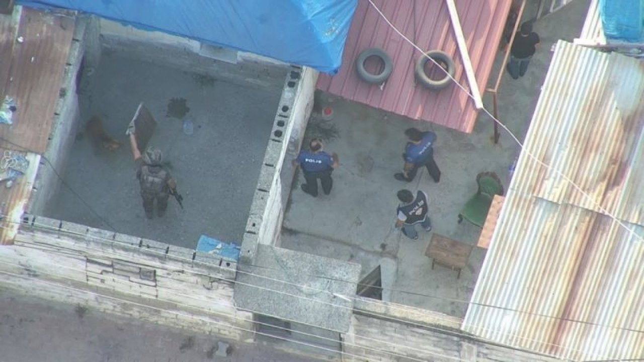 Çete operasyonunda polise pitbull saldırdı! Video Haber