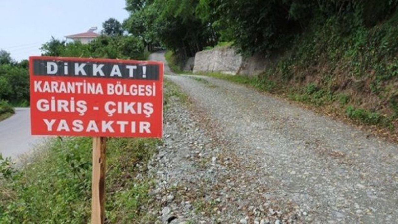 Sivas'ta 1 köy karantinaya alındı