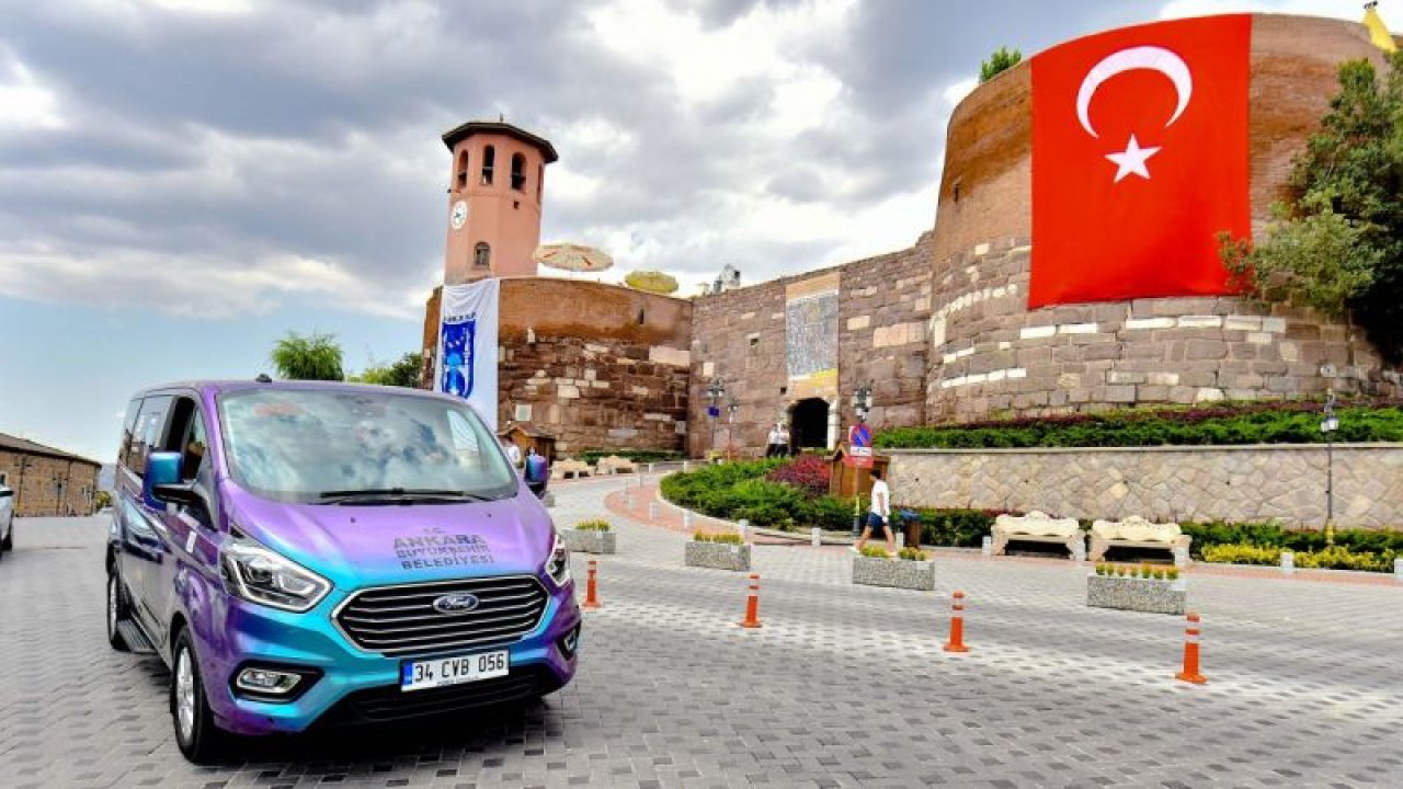 Ankara'da turistik hibrit araç büyük ilgi görüyor