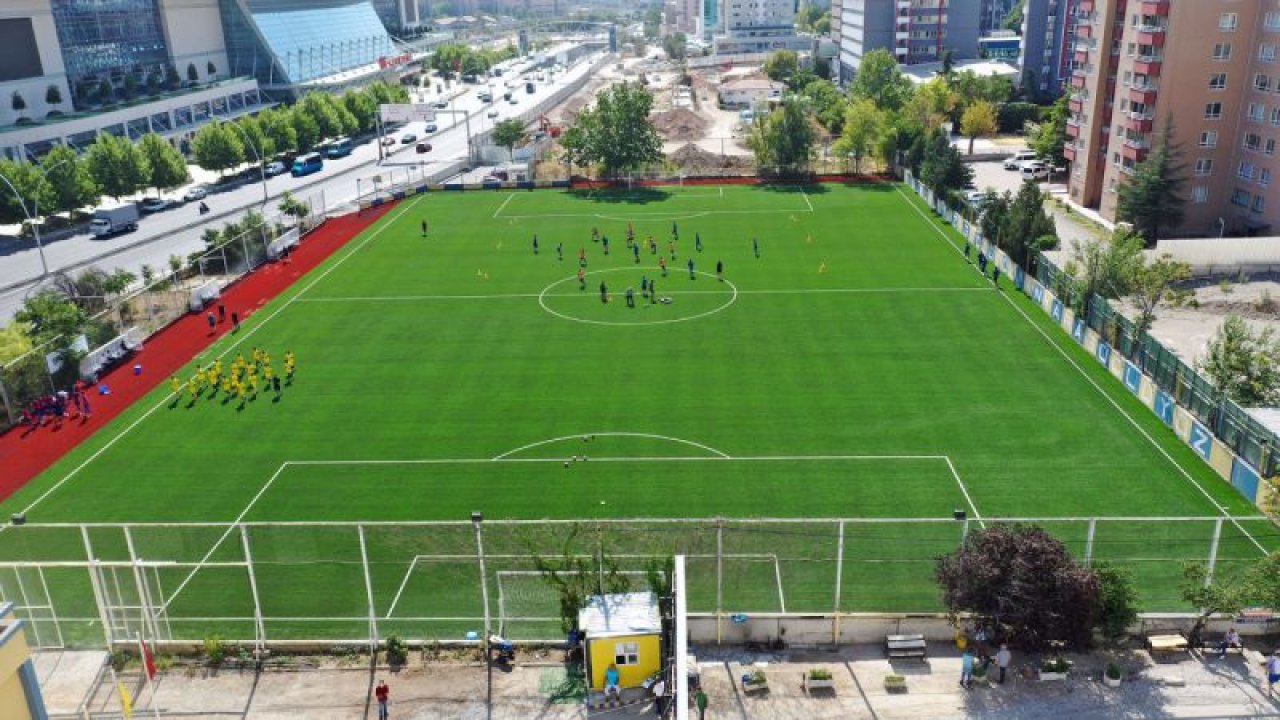 Büyükşehir'den Ankaragücü'ne anahtar teslim modern saha