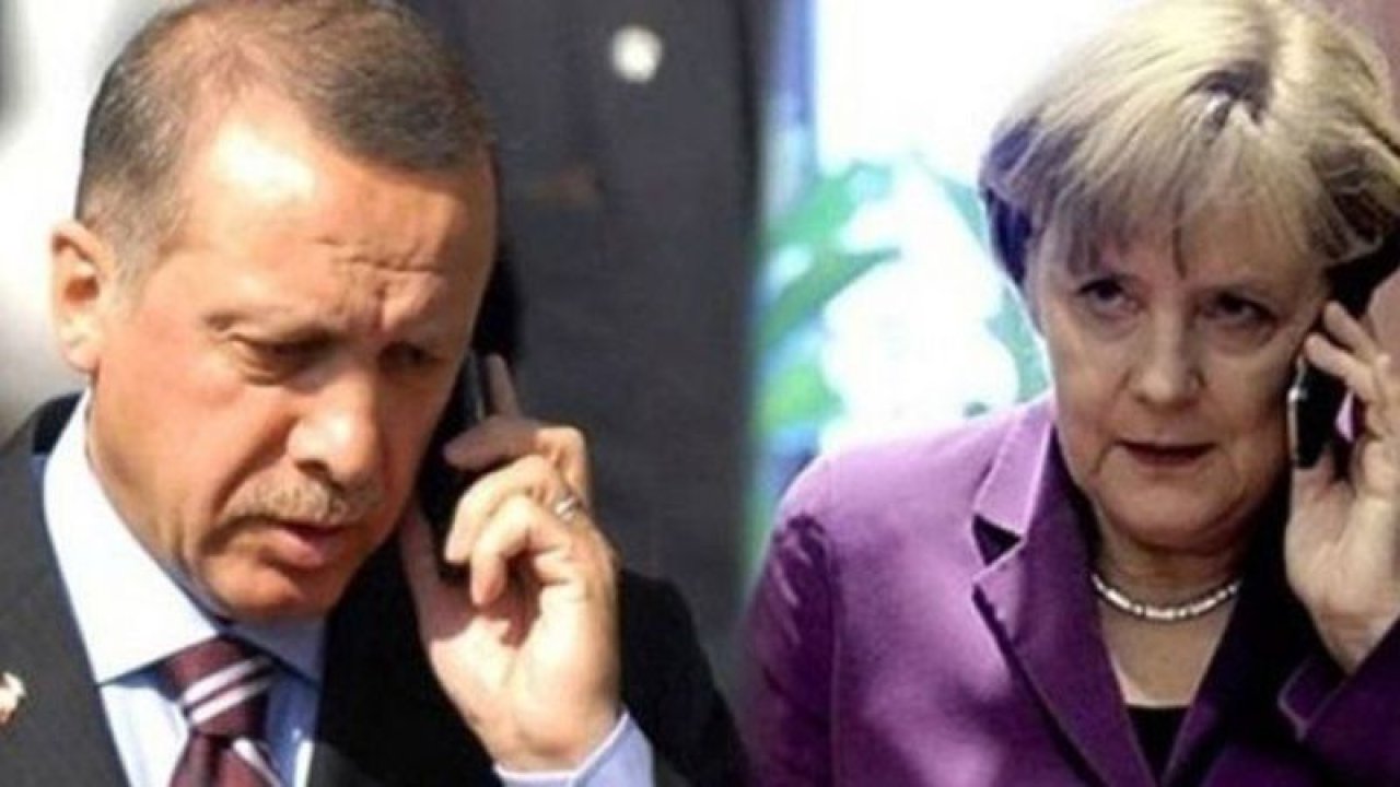 Erdoğan, Almanya Başbakanı Merkel ile telefonda görüştü