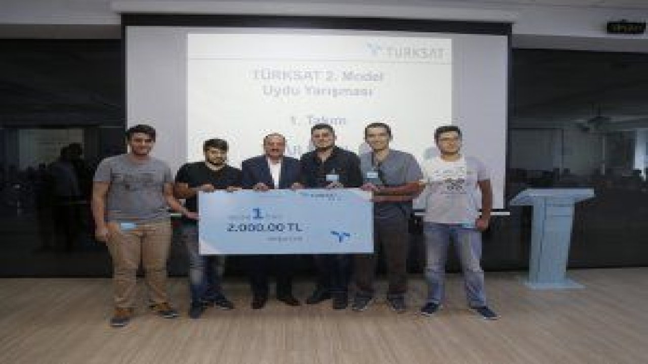 TÜRKSAT Gölbaşı yerleşkesinde Model Uydu Yarışması ödül töreni düzenlendi