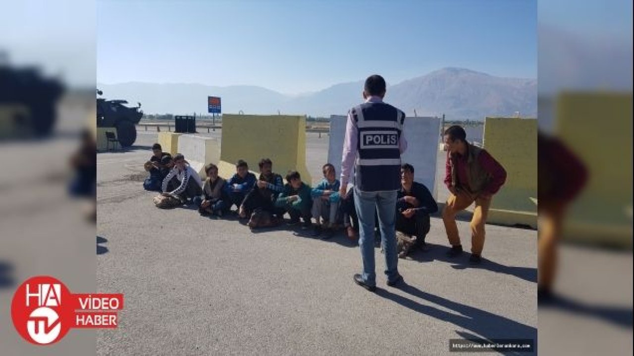 Erzincan'da 11 düzensiz göçmen yakalandı