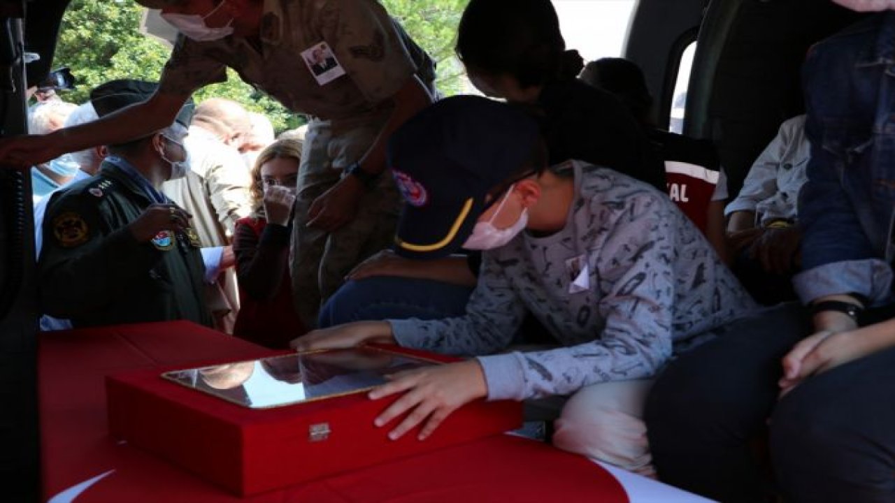 Giresun'daki sel felaketinde şehit olan Uzman Jandarma Erdem Çıtır için tören düzenlendi