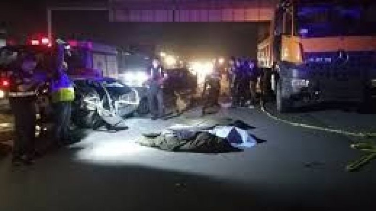 TEM'de feci kaza: 3 ölü 4 yaralı