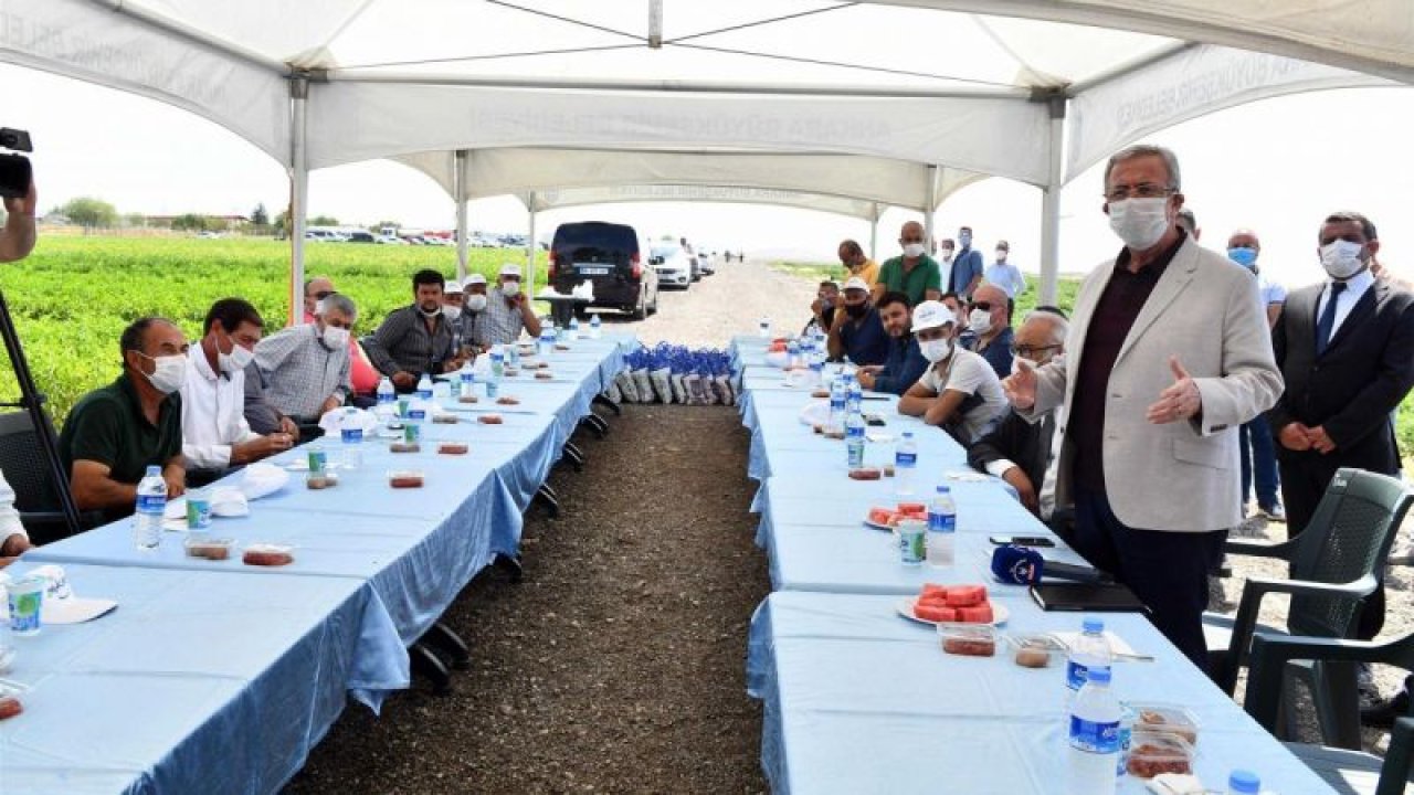 Başkan Yavaş “Sulu Tarım Projesi” için çiftçilerle buluştu - Ankara
