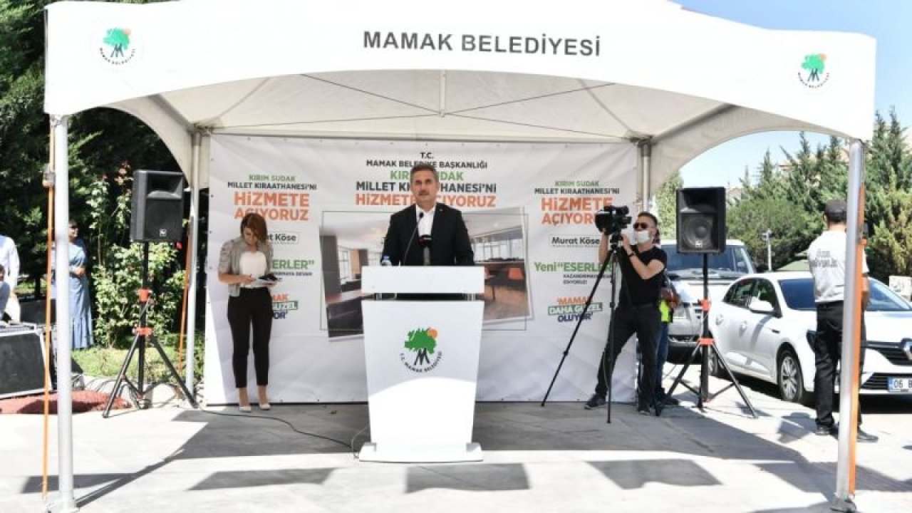 Mamak’ta iki ayrı noktada Millet Kıraathanesi açıldı - Ankara