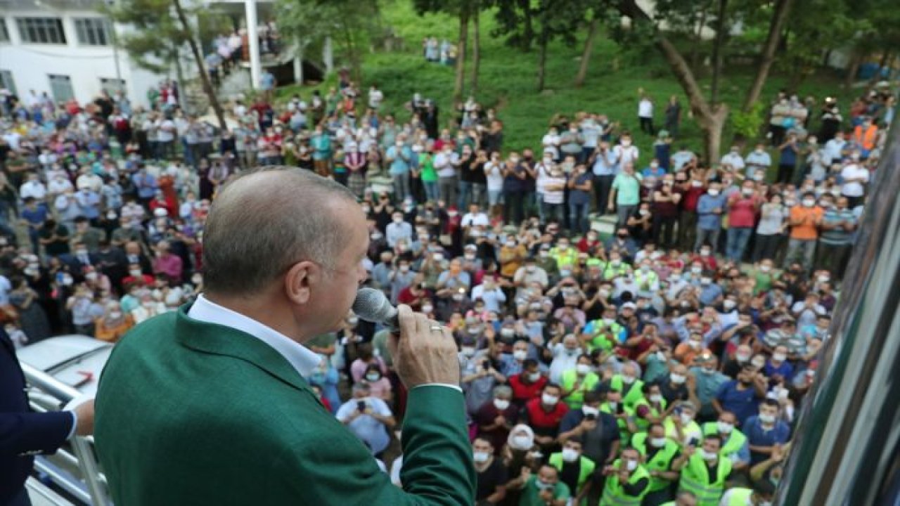 Cumhurbaşkanı Erdoğan, Dereli'de halka hitap etti: (2)