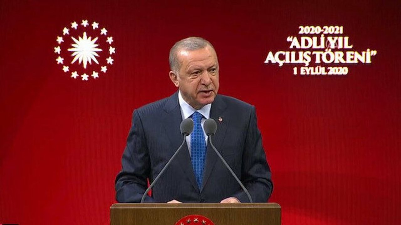 Cumhurbaşkanı Erdoğan'dan Adli Yıl Açılış Töreni'nde önemli açıklamalar!