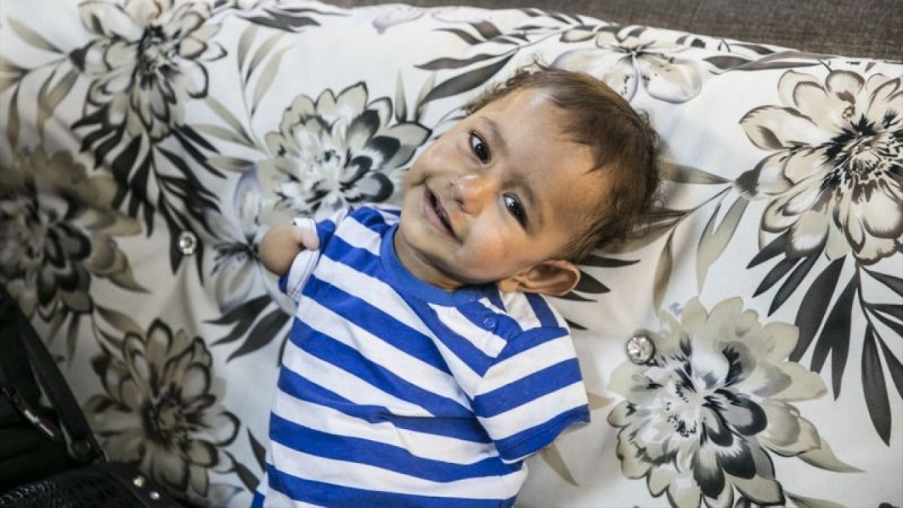 İdlibli 14 aylık Muhammed bebek, tetkikler için hastaneye götürüldü