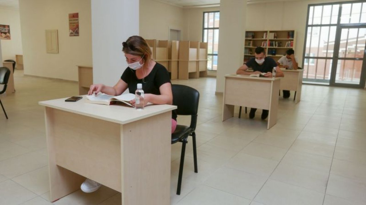 Yeniden kapılarını açıyor...Yenimahalle kütüphanelerine pandemi düzenlemesi - Ankara