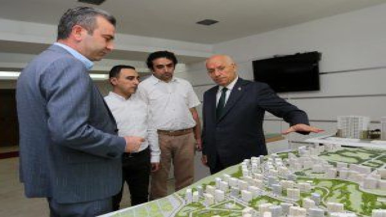 Fethi Yaşar, Yenimahalle Yamaçevler Kentsel Dönüşüm Projesi hakkında bilgi aldı