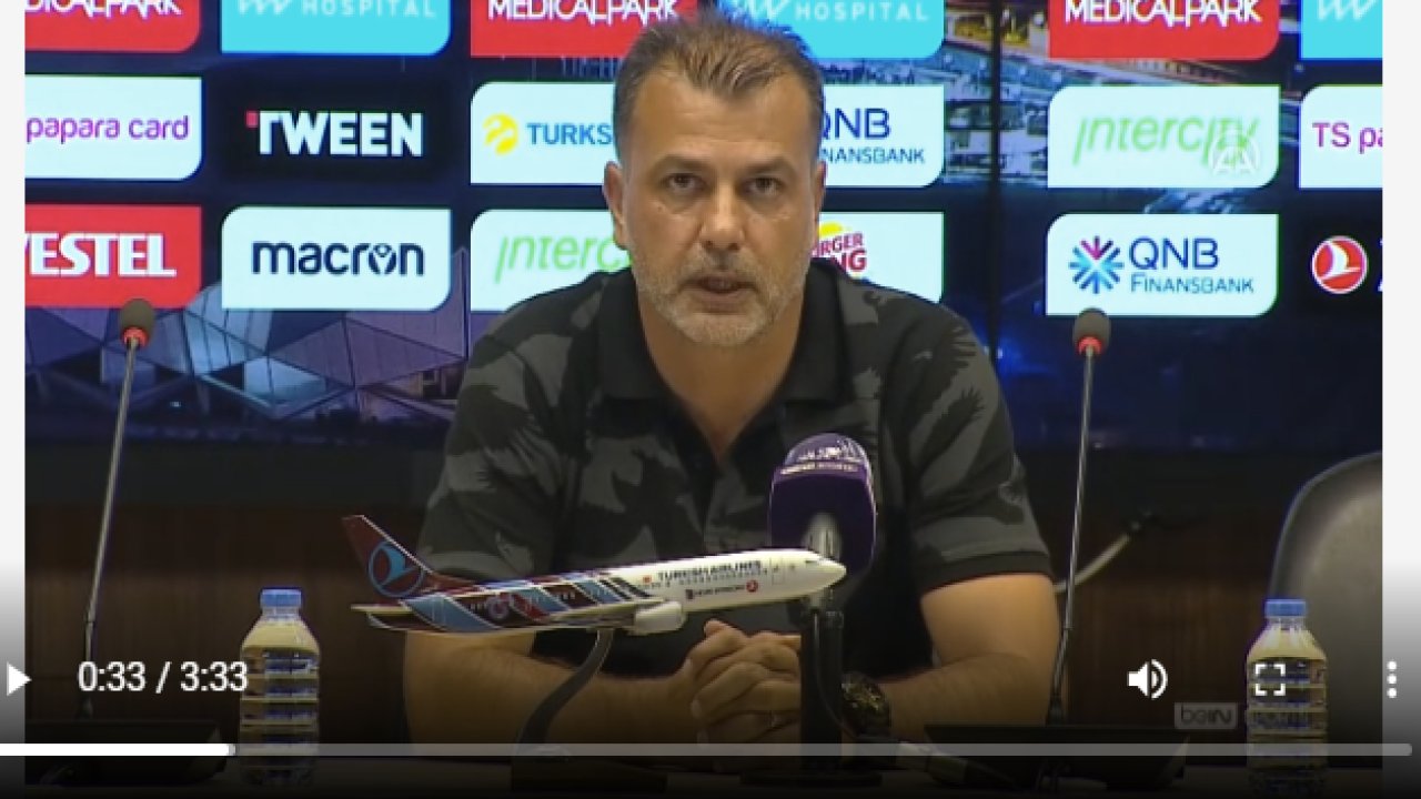 Beşiktaş Antrenörü Murat Şahin Önemli Açıklamalarda bulundu