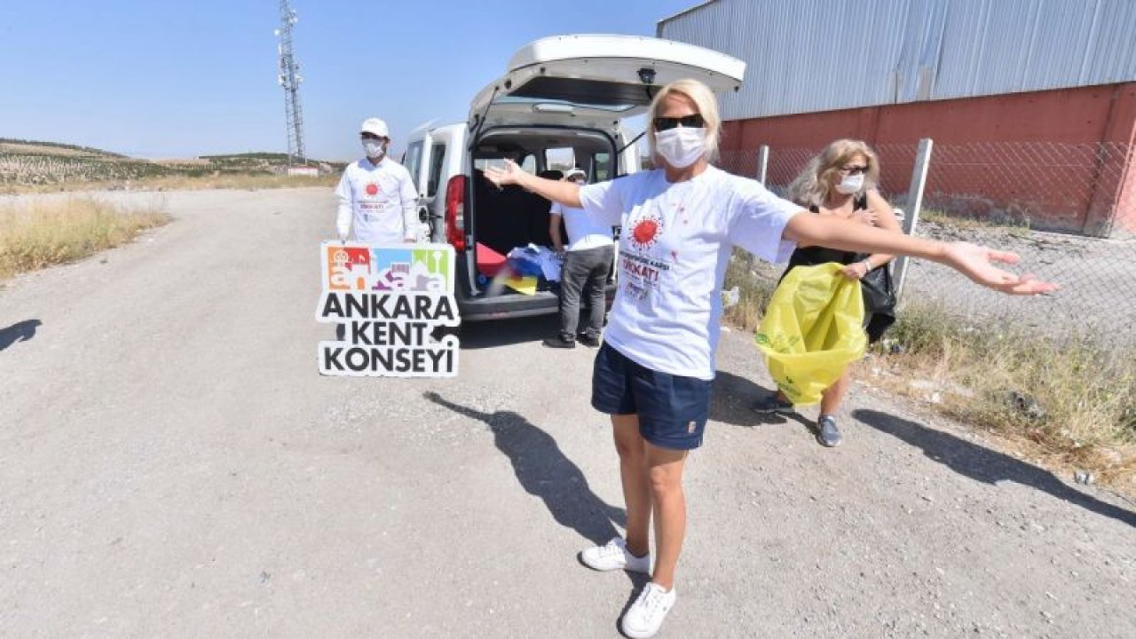 Ankara Kent Konseyi’nden temizlik etkinliği