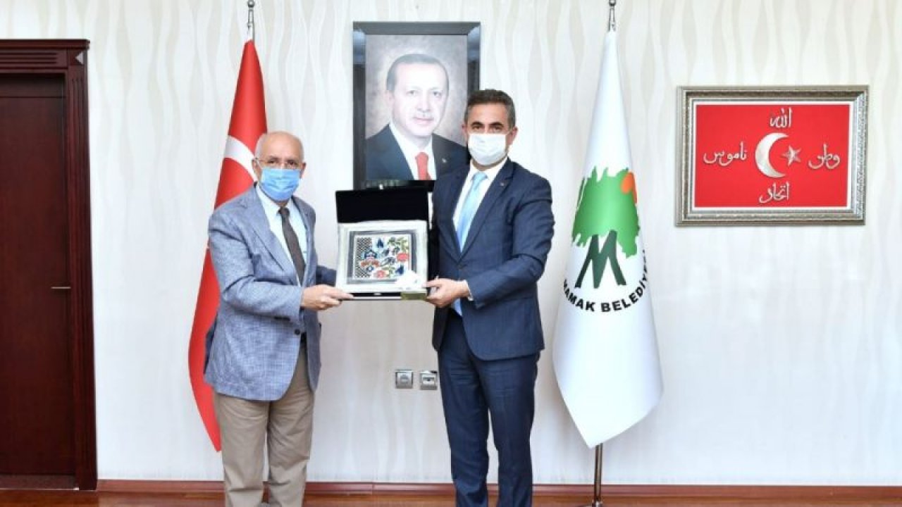 Yenimahalle Belediye Başkanı Fethi Yaşar'dan Mamak Belediye Başkanı Murat Köse'ye ziyaret