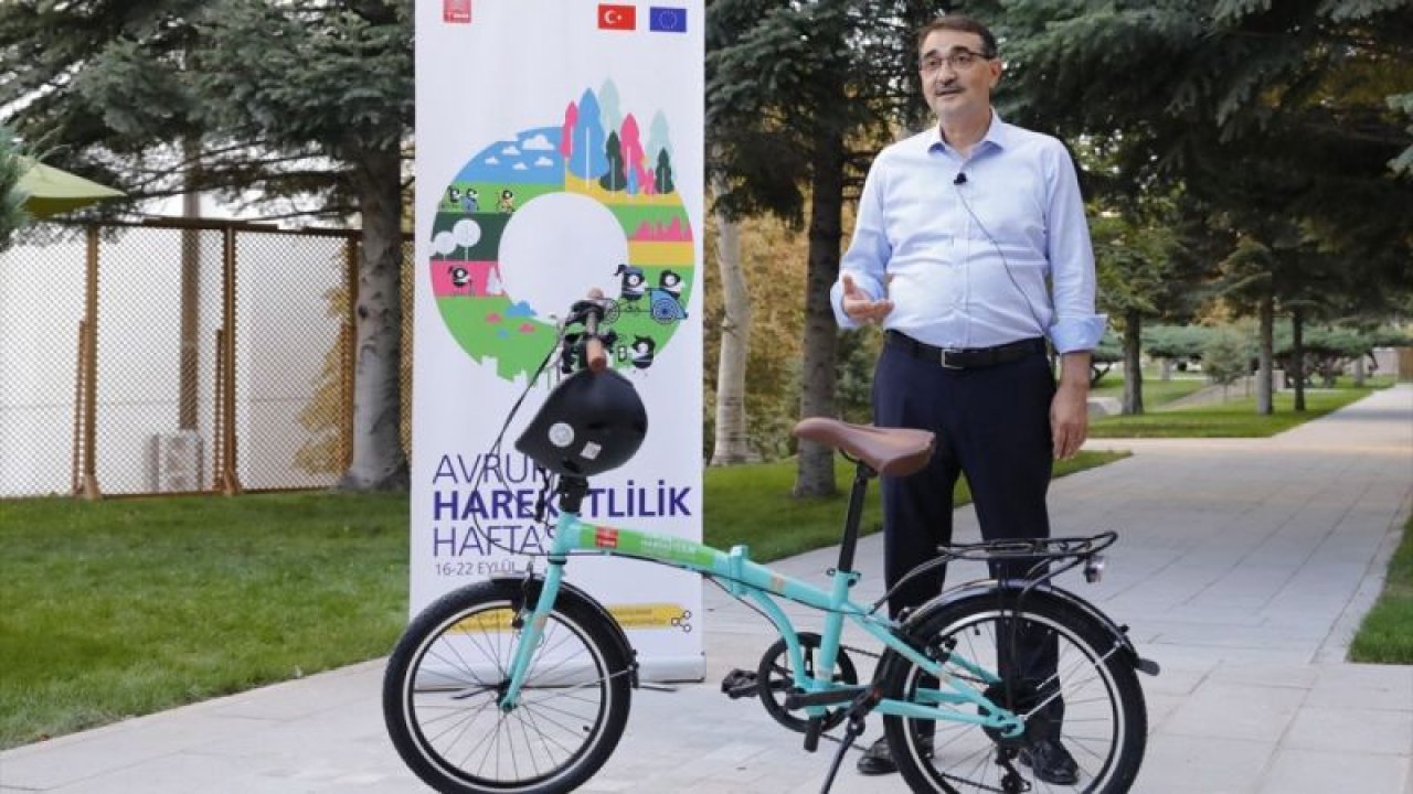 Bakan Dönmez, Avrupa Hareketlilik Haftası kapsamında pedal çevirdi