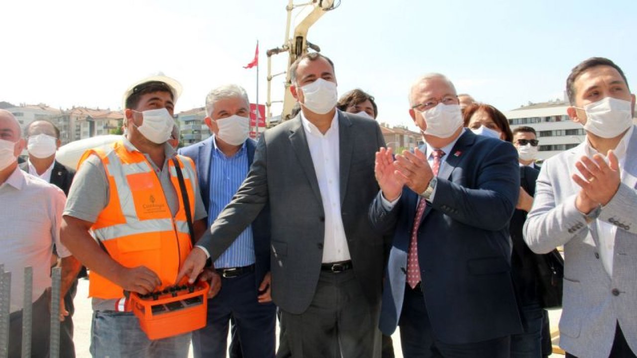 Çankaya Belediyesi'nin yeni hizmet binasının temeli atıldı - Ankara
