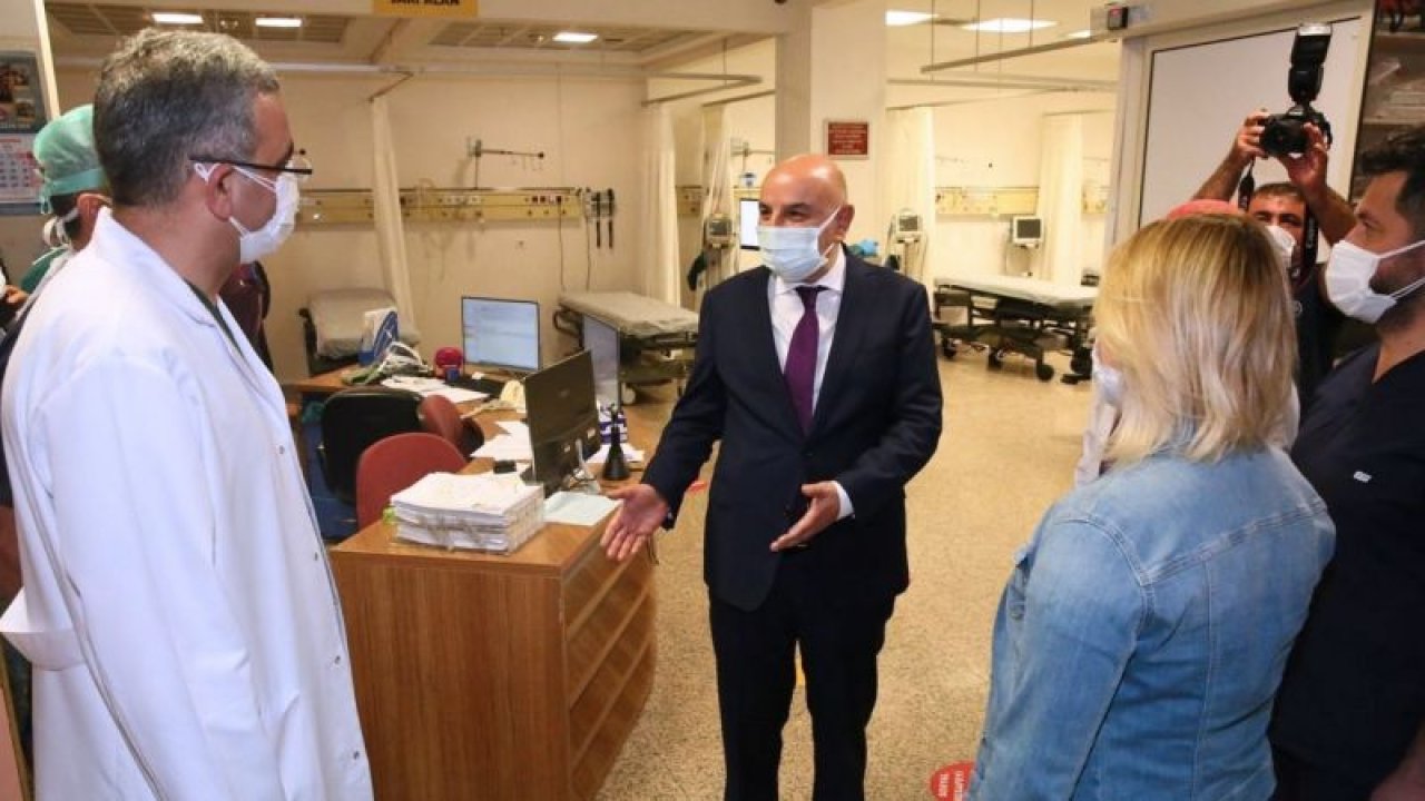 Başkan Altınok, şiddet olayının ardından sağlık çalışanlarını ziyaret etti
