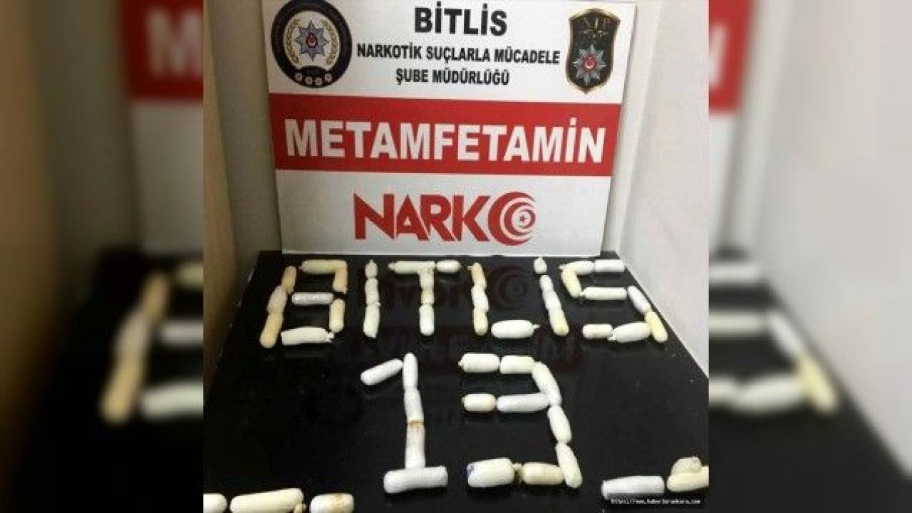 Bitlis'te 473 gram metamfetamin ele geçirildi