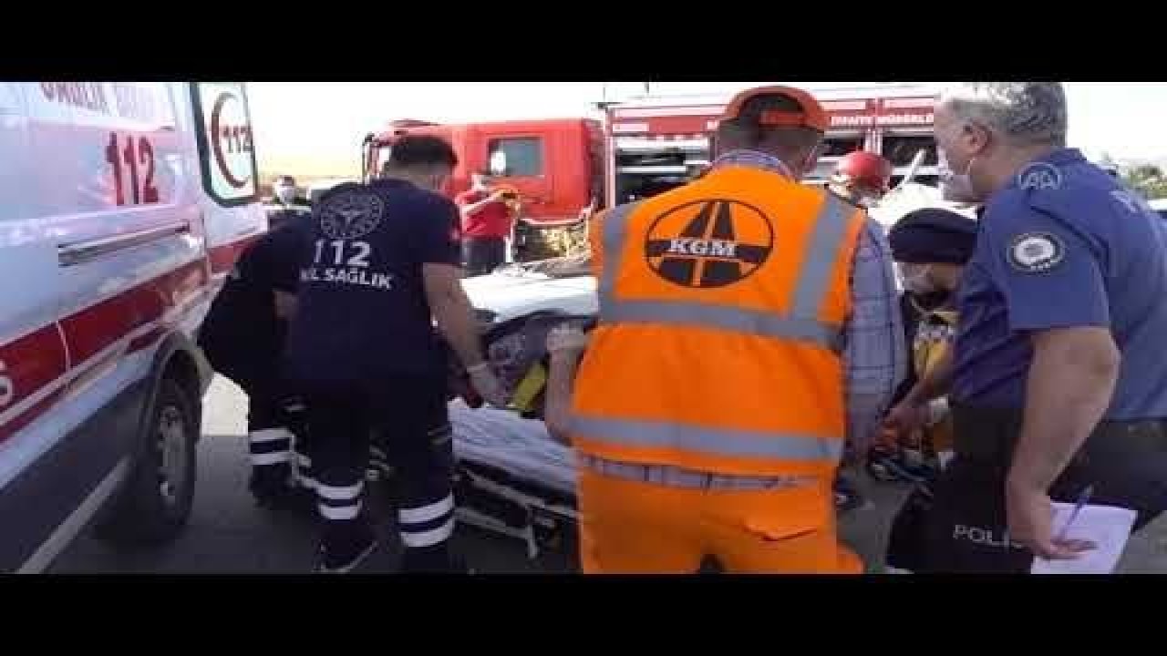Kırıkkale'de korkunç kaza: 6 yaralı