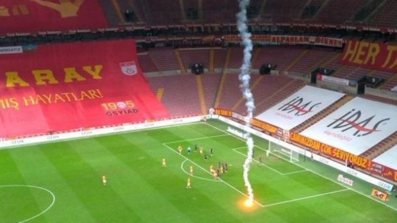 Galatasaray-Fenerbahçe derbisinde stadyuma fişek atanlar yakalandı