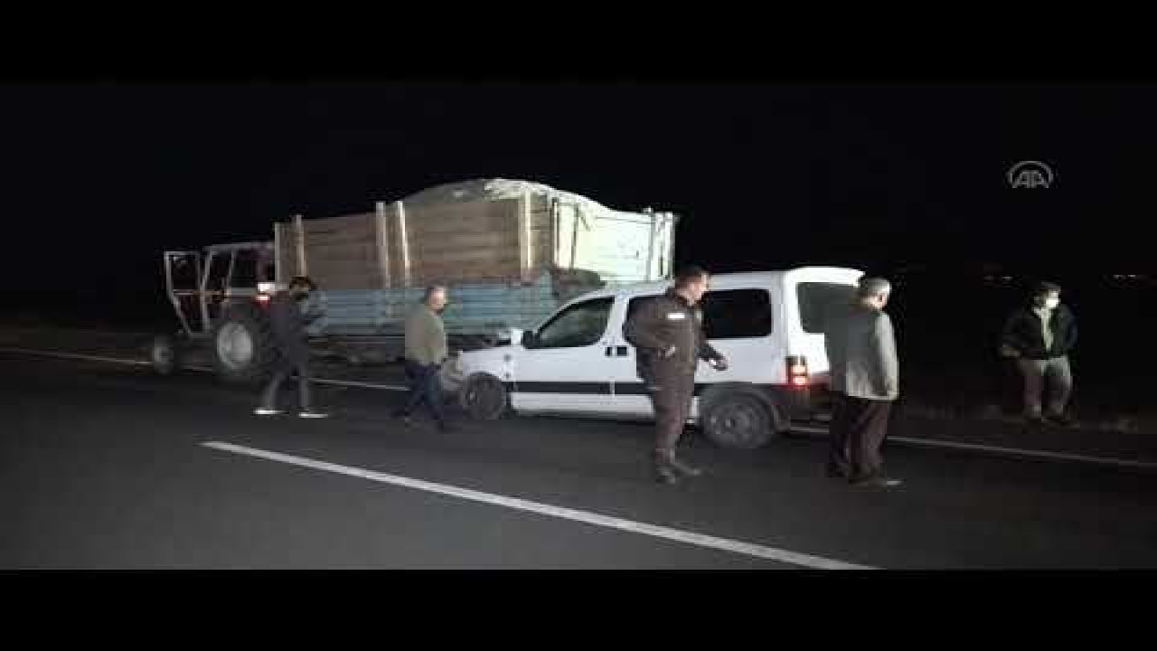 Erzincan'da korkunç kaza: 1 yaralı