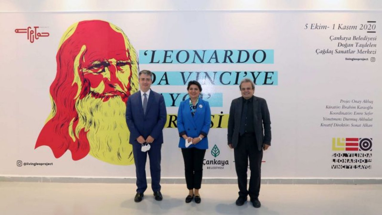 “Leonardo Da Vıncı’ye Saygı” Sergisi Ankara'da