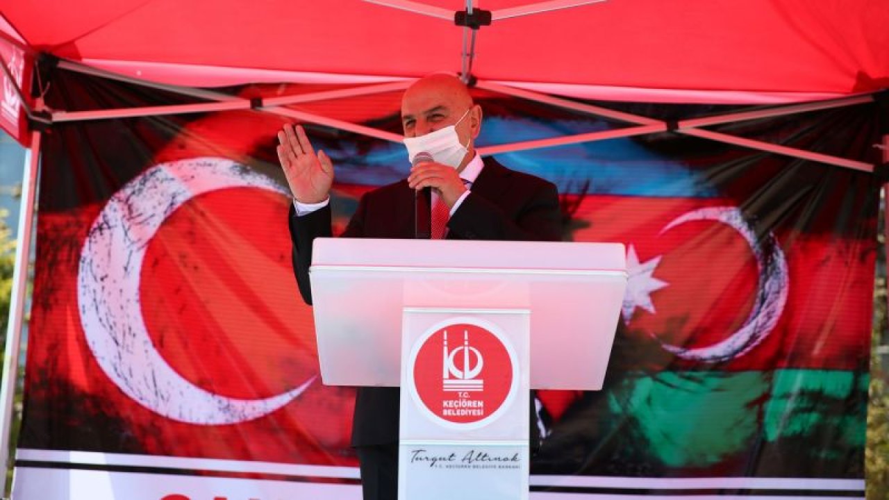 Başkan Altınok: ''Tüm imkânlarımızla can Azerbaycan`ın yanındayız''