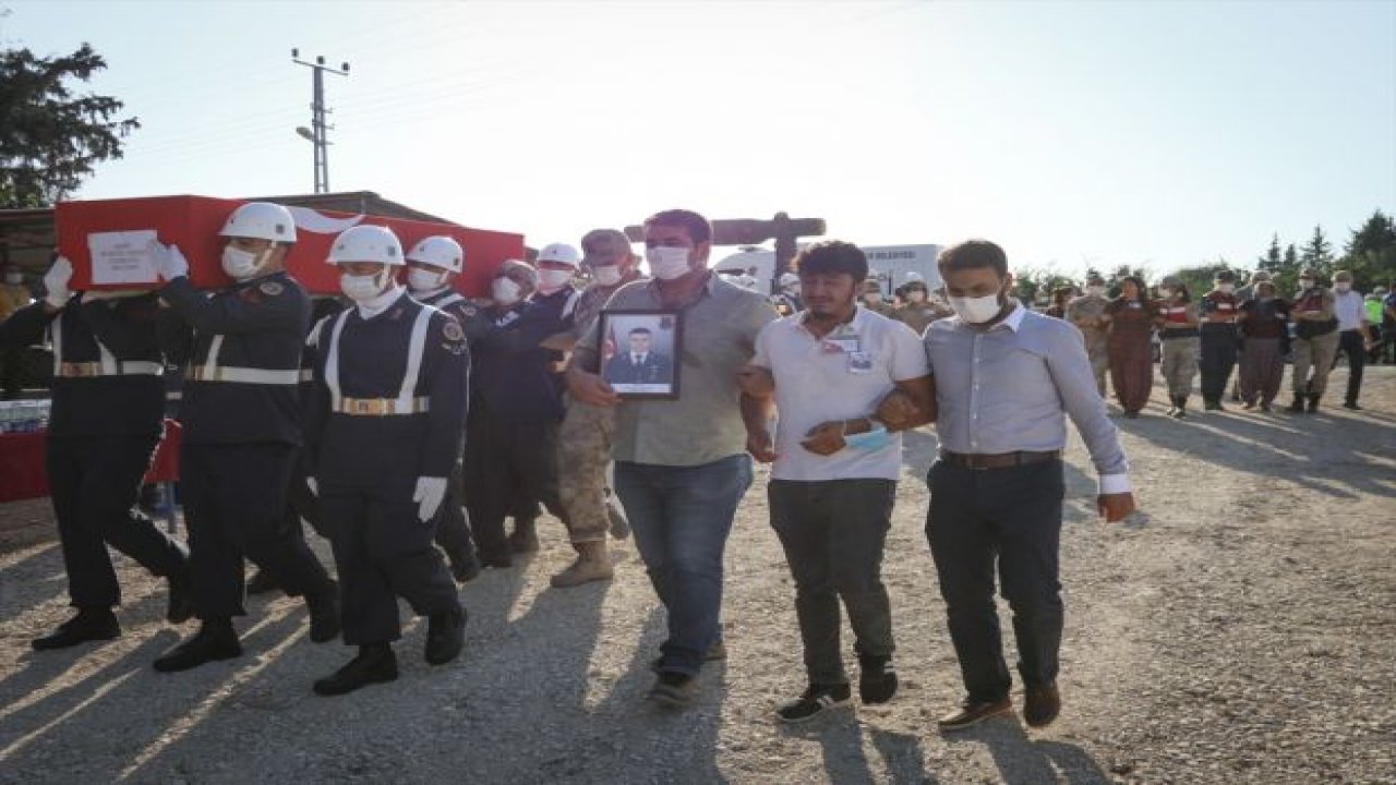 Şehit Jandarma Uzman Çavuş Hüseyin Yırtıcı, Hatay'da son yolcuğuna uğurlandı