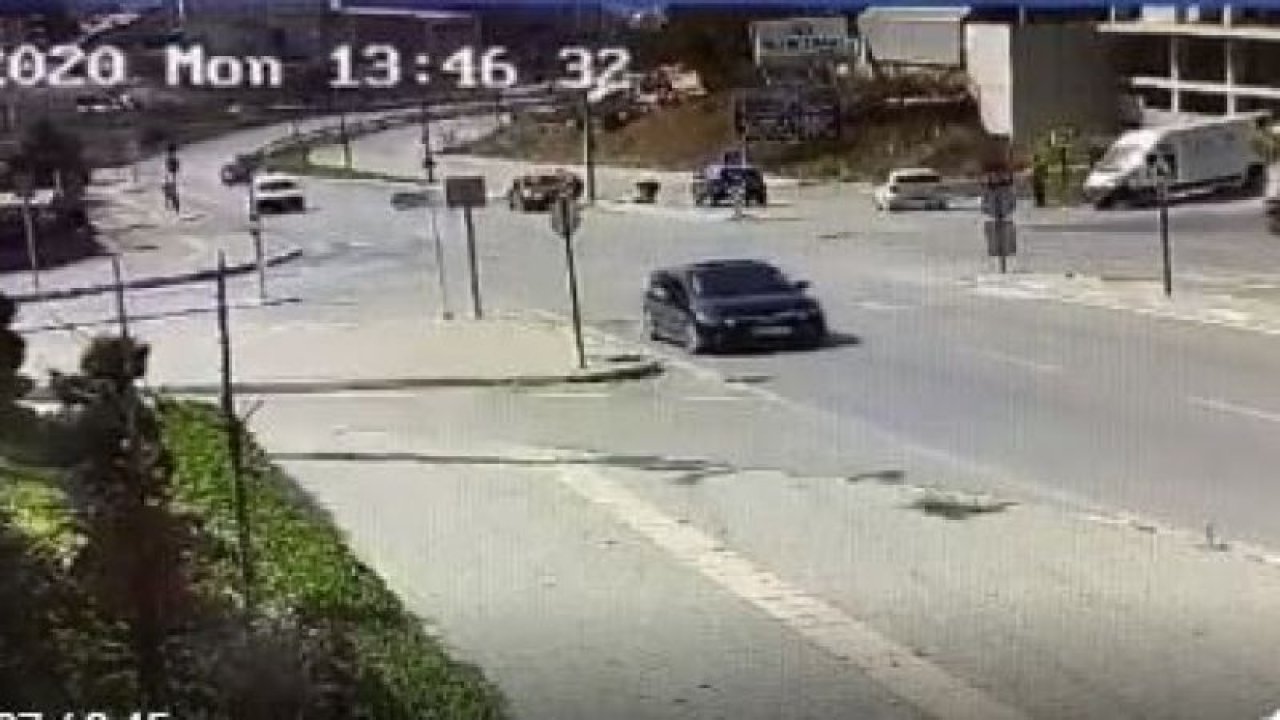 Otomobilin yayaya çarpması güvenlik kamerasına yansıdı - Video Haber