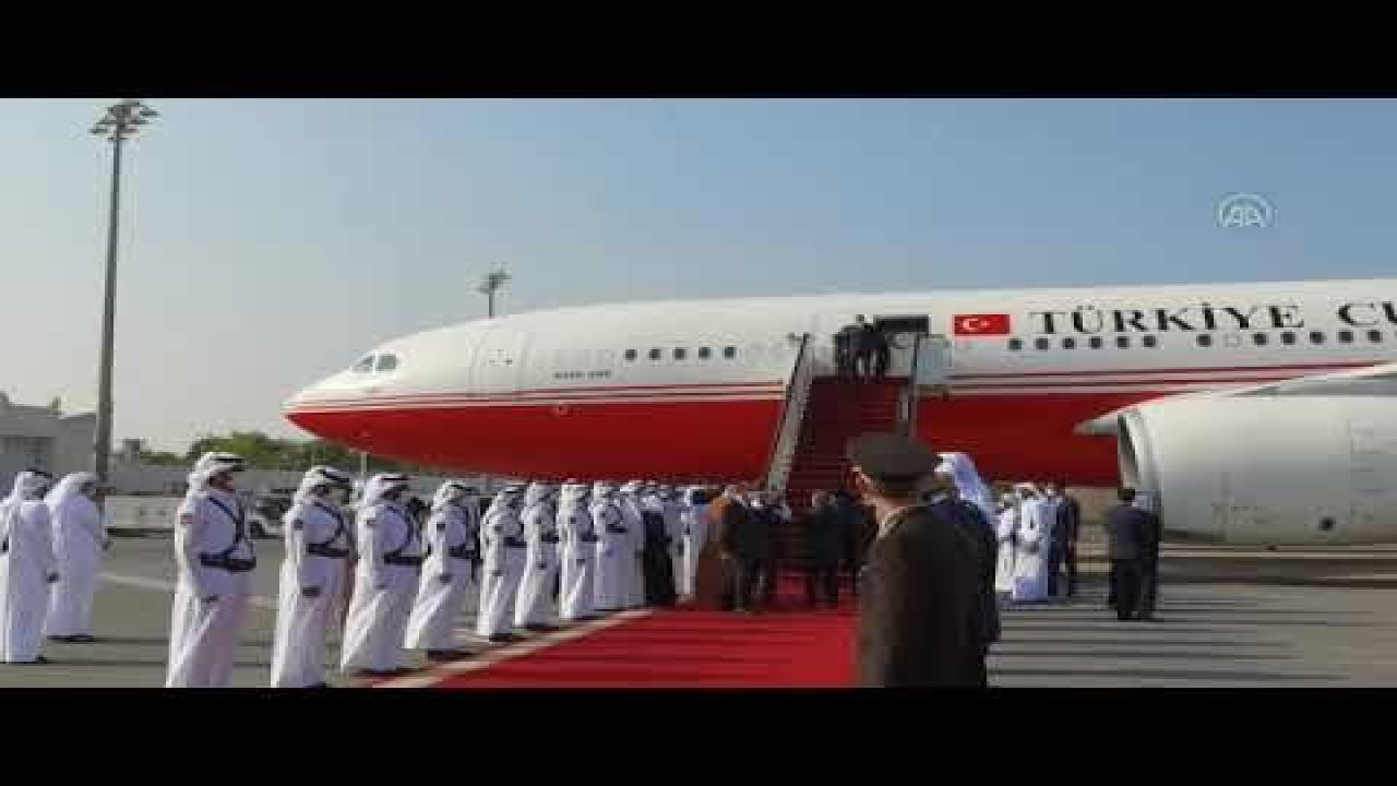 Cumhurbaşkanı Erdoğan Katar'a geldi