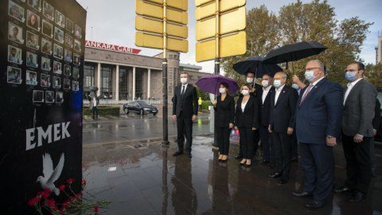 Kılıçdaroğlu, Ankara Garı önünde hayatını kaybedenleri andı - Video Haber