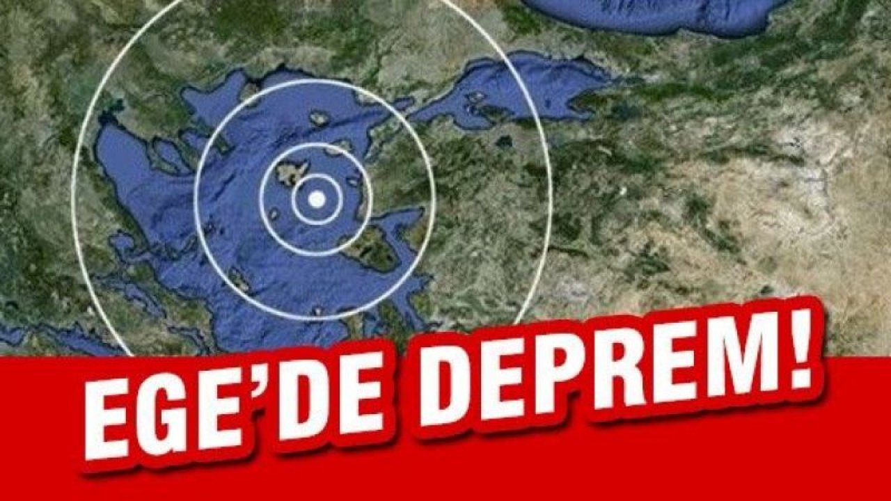 Ege Denizi beşik gibi sallanıyor: Dört saatte 5 büyüklüğünde 2 deprem