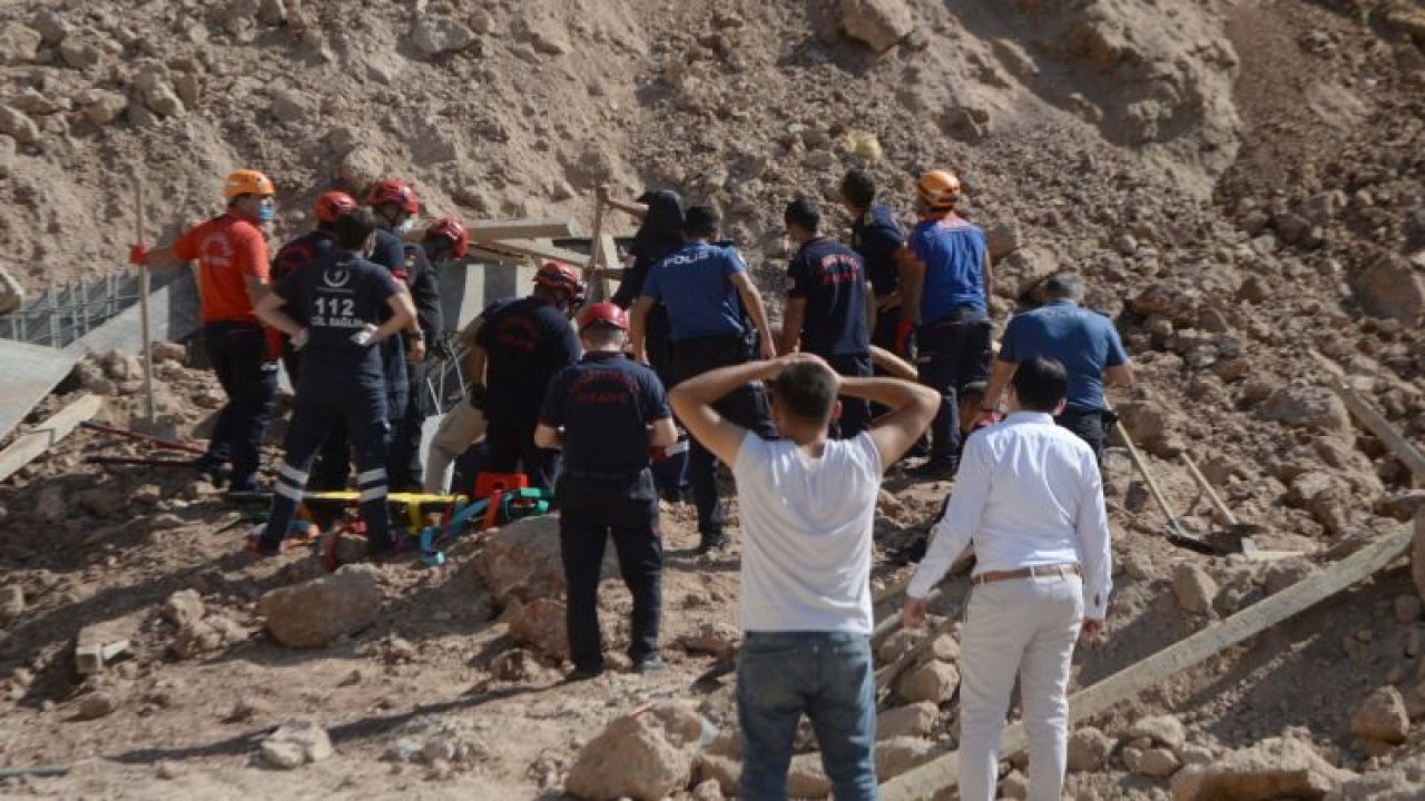 İnşaat alanında toprak kayması sonucu 2 işçi öldü!